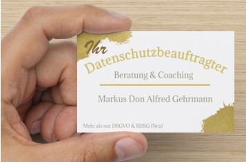 Ihr externer Datenschutzbeauftragter Gehrmann